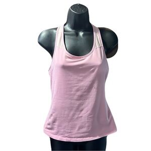 Lululemon Athletica bubblegum Pink Tank Top build in bra